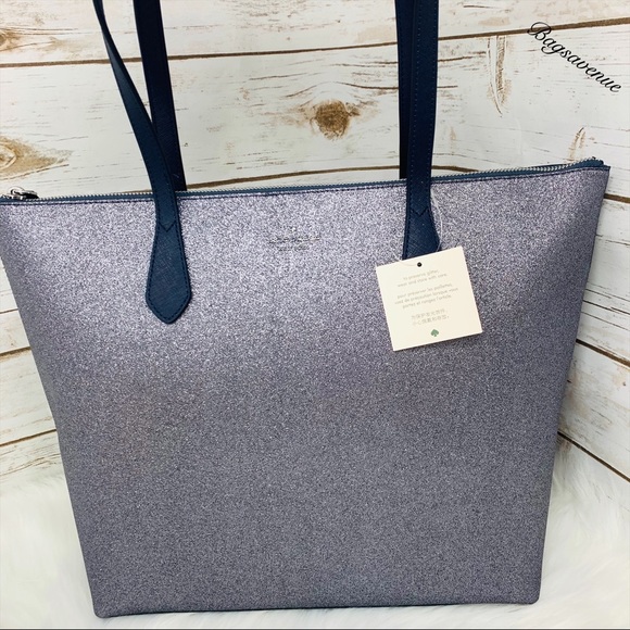 kate spade Handbags - Holiday Dusk Navy Kate spade joeley Tote Glitter